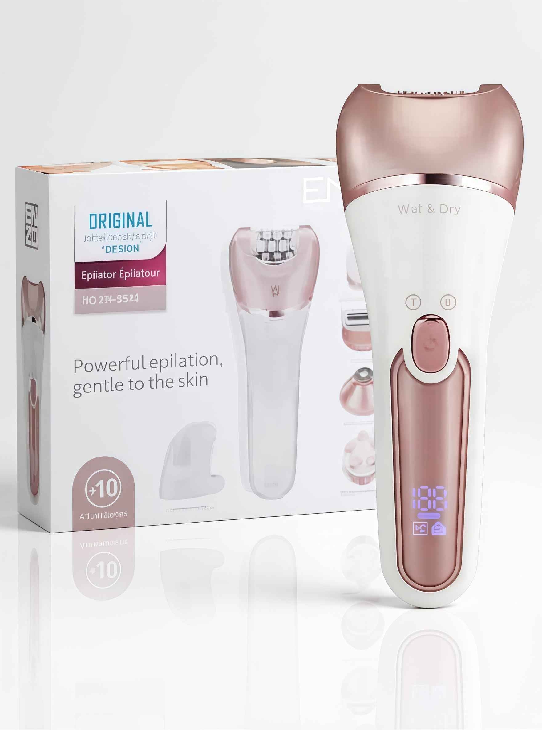 ENZO EN-5842 SmoothCare – 10-u-1 bežični epilator s nastavcima
