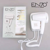 ENZO EN-6005 WallPro – Zidni Fen za Kosu 1600W s Toplim i Hladnim Zrakom